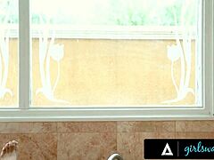 Suggestive Busty Milf Reena Sky In Rough Lesbian Sex Tape With Hot Neighbor Chanell Heart