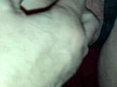 whoa, caught this 59yo tennessee slutwife bent over on sawhorse with pussy closeup and dildo fucking on hidden cam.