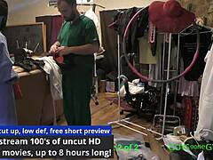 Cum Clinic Extraction 4 Feels Intense With Doctor Tampa In Latex Gloves
