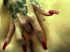 the story goes that this babe starts squirting during her fetish session at work while others watch