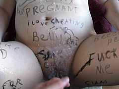 Blindfolded BBW wife, are you ready for this fake gangbang orgasm with Hitachi vibrator and massive cum coverage?!