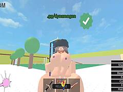 Horror Girl Gets Intense Fucking in Roblox Condo Setting