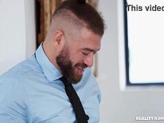 so this guy is just casually banging the new maid with spanking and footjobs. ends in a wild facial cumshot from reality kings.