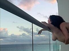 Strap On Love In Cancun With Brunette Milfs And Natural Tits In Lesbian Action