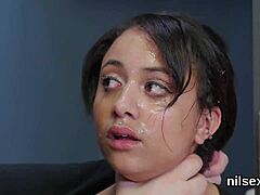 Peculiar teen 18+ gets taken to anus asylum for some brutal therapy.