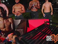 Christy Gets Wild Birthday Gangbang With Huge Cocks And Cumshots!