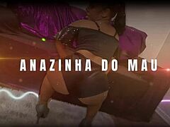 tiny anonzinha teases with buttplug in tight ass before taking huge cock for anal creampie and cum swapping