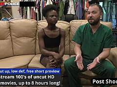 rina arem avoids charges by sucking a lil dick in pov with petite brunette nurse handjob and deepthroat in hospital