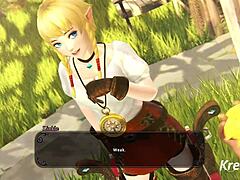 Oh man, check out this Linkles compromise porn edit that's animated by Kreamu with deepthroat face fucking action.