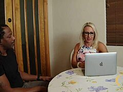 lexi luna in mmf interracial threesome with big black cocks