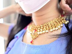 Beautiful Indian student girl enjoys hardcore sex with her teacher in Hindi drama roleplay