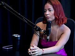 my heart races seeing this naughty redhead show her ass after hubby suggested swinging she craves big thick cocks and skips watching scenes with bruna ferrari on sheer red