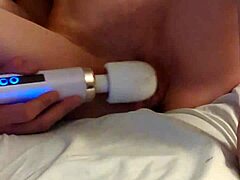 4K Solo Close Up Masturbating With Wand and Cumming Multiple Times - Richelle Rose!