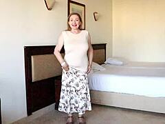 How a mature busty cougar lured men for hot sex compilation