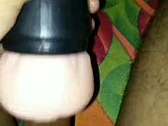 Jumbo cup used for masturbating and releasing cum