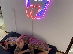 look at that security camera catching the amateur couple fucking hard