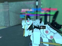 i fuck another girl who wanted cum in a combat game ~