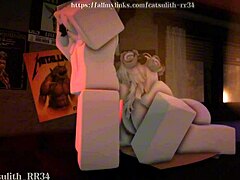 enjoying relaxing fun in her cozy room during sunset