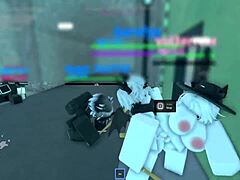 i fuck another girl who wanted cum in a combat game ~