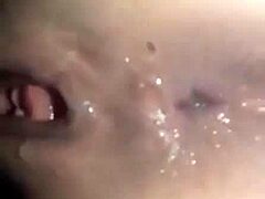 my tight spot clenched as he pushed in i peaked loudly with a messy surprise