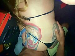 I can't believe this famous Insta girl left the club with guys she just met, took a ride in the car, and shook her Brazilian ass in shorts - hope her boyfriend doesn't see!