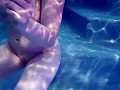 Sensual scuba-sucking blonde babe Sunny Lane drains dick underwater!