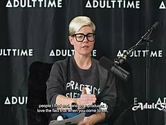 a casual interview podcast featuring the stunning redhead sophia locke