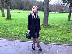 Georgia the 28-year-old naughty French girl gets roughly pounded