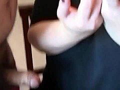 Excited Old Lady Masturbates With Toys