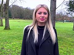 Georgia the 28-year-old naughty French girl gets roughly pounded