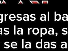 Intense Jerk Off Instructions Session in Spanish with Merida Guiding Every Stroke