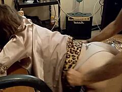 What Happens When French Amateur Gets Doggystyle Fucked in Satin Lingerie with Rimjob and Ass to Mouth in Compilation