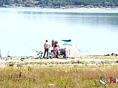 Oh man, the swamp gets Briseida Myers super horny for some nudist outdoor fucking! 😈🌿