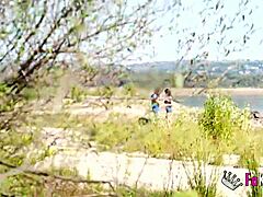 Oh man, the swamp gets Briseida Myers super horny for some nudist outdoor fucking! 😈🌿