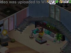 Maid Servant with Big Tits and Ass in Horny Goth Cartoon Gameplay