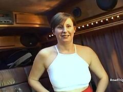 hey, check out these dirty brits lara latex and sandie caine diving into wild lesbian rimjob and anal toys in the car