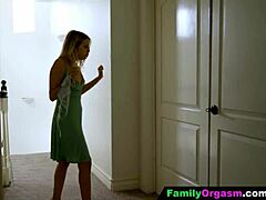 Do you think this cute girl can keep her secret affair with her friend's stepdad hidden forever?