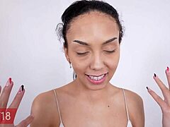 Bianca Bangs Hints At Creampie For Tiny 47kg Vietnamese-Ebony Mix In Fit18 Casting