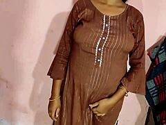 Desi bhabhi's accidental pussy touch sparks intriguing fuck session with dress tailor