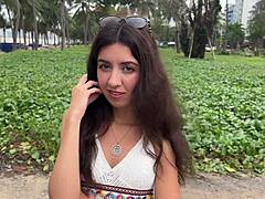 i picked up this beautiful teen hottie for public outdoor sex on our first date, but she only came the next day with rough doggystyle.