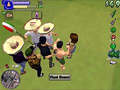 Hey, check out this wild Bonetown vacation episode with a massive Mexican virgin taco orgy outdoors! 🌮🍆💦