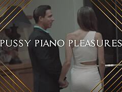 oh man, alexis james is teasing her tight petite pussy on the piano with such pretty young vibes π