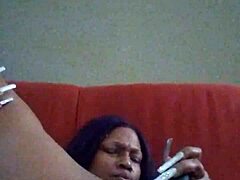 Making myself feel creamy and smooth in a relaxing way.