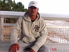 Vietnam War Veteran's Secret Liaison With Petite Asian Beauty In Outdoor Passion