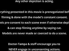 Dr Tampa Locks Up Broad Naomi Alice In Latex With Gloves And Handcuffs Spreading