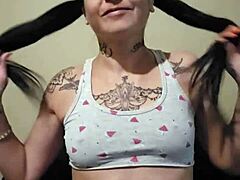 Hey, check out Emy Angel getting all sensual as she fingers her beautiful wet pussy 😏