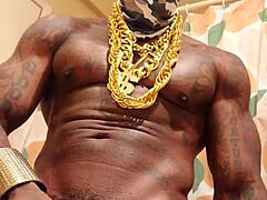 Big Black Hairy Dick Worship with Hallelujah Johnson Jerking Off Huge Cock and More Dick Action