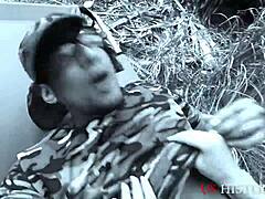 Vietnam War Veteran's Secret Liaison With Petite Asian Beauty In Outdoor Passion