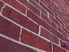 Petite Tatted Michelle Flashes Nude In Risky Outdoor Public Spot