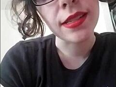 Watch This Anal Slut Obey Mistress in Nonnude Sexting with Lipstick and Jerk Off Instructions!